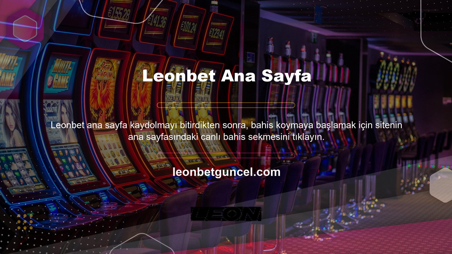 Leonbet Live Betting nasıl oynanır? Burada spor endüstrisini ve duyuruları göreceksiniz